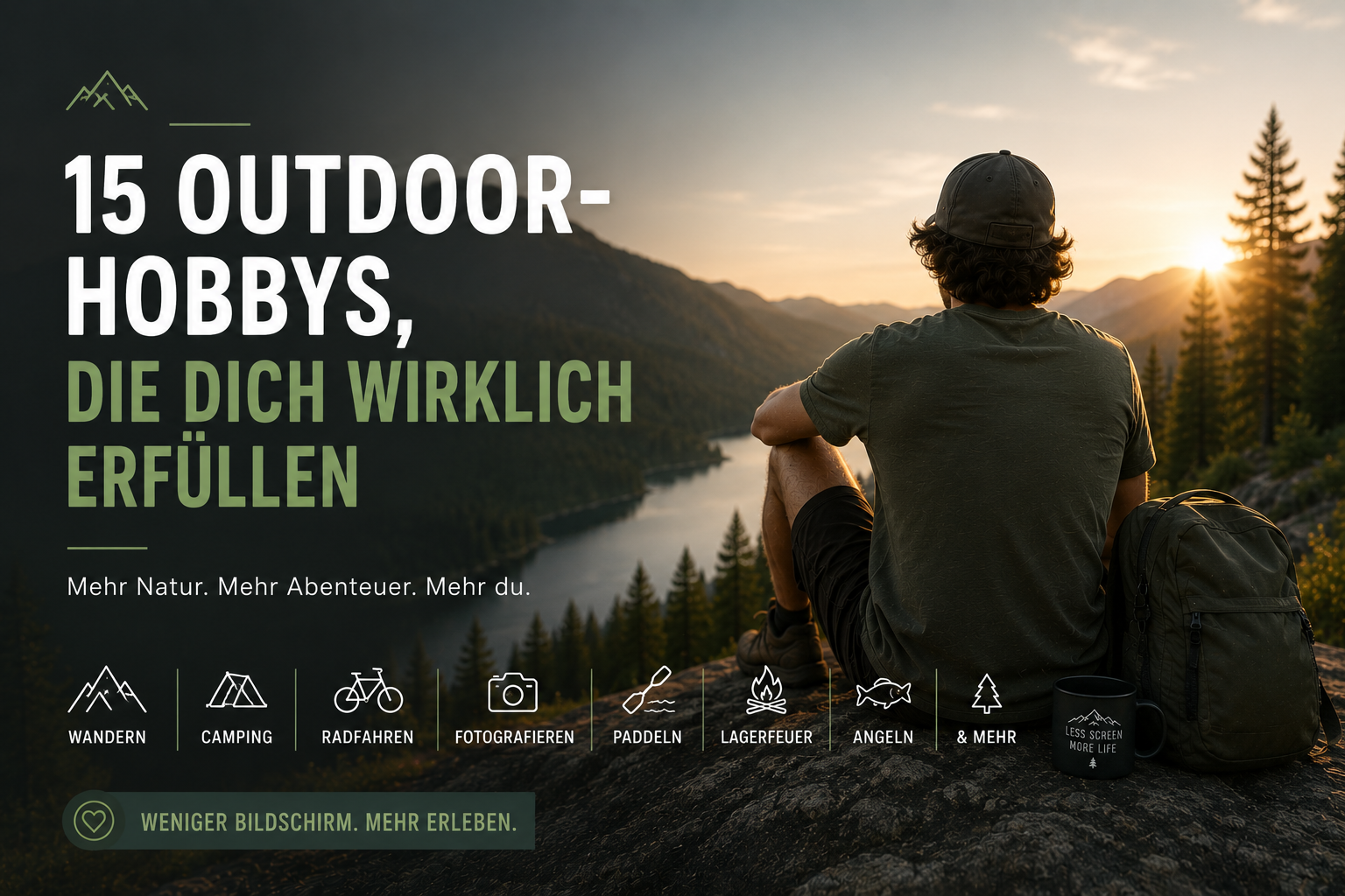 15 Outdoor-Hobbys, die deine Bildschirmzeit ganz automatisch reduzieren