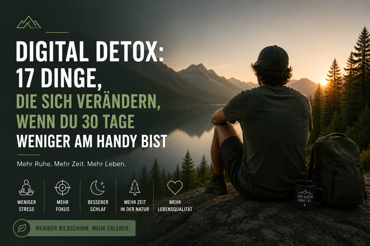 Digital Detox: Diese 17 Dinge verändern sich, wenn du 30 Tage weniger am Handy bist